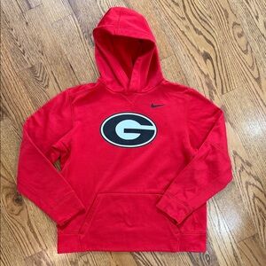 Boy’s Georgia Bulldogs Nike Dri-Fit Hoodie/Sweatshirt. Size XL. UGA.